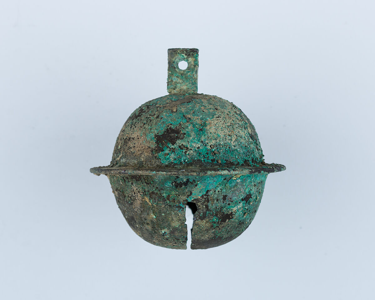 Bells, Probably for a Horse Harness, Bronze, gilding, Japanese