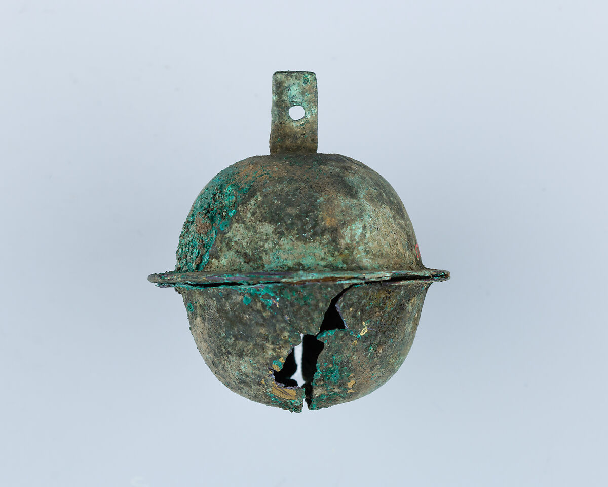 Bells, Probably for a Horse Harness, Bronze, gilding, Japanese