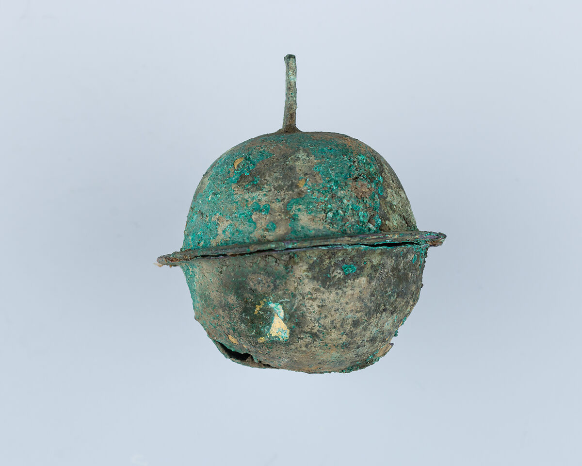 Bells, Probably for a Horse Harness, Bronze, gilding, Japanese