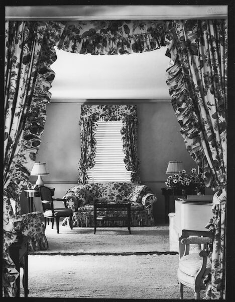 [Living Room, Possibly Palm Beach, Florida], Walker Evans (American, St. Louis, Missouri 1903–1975 New Haven, Connecticut), Film negative 