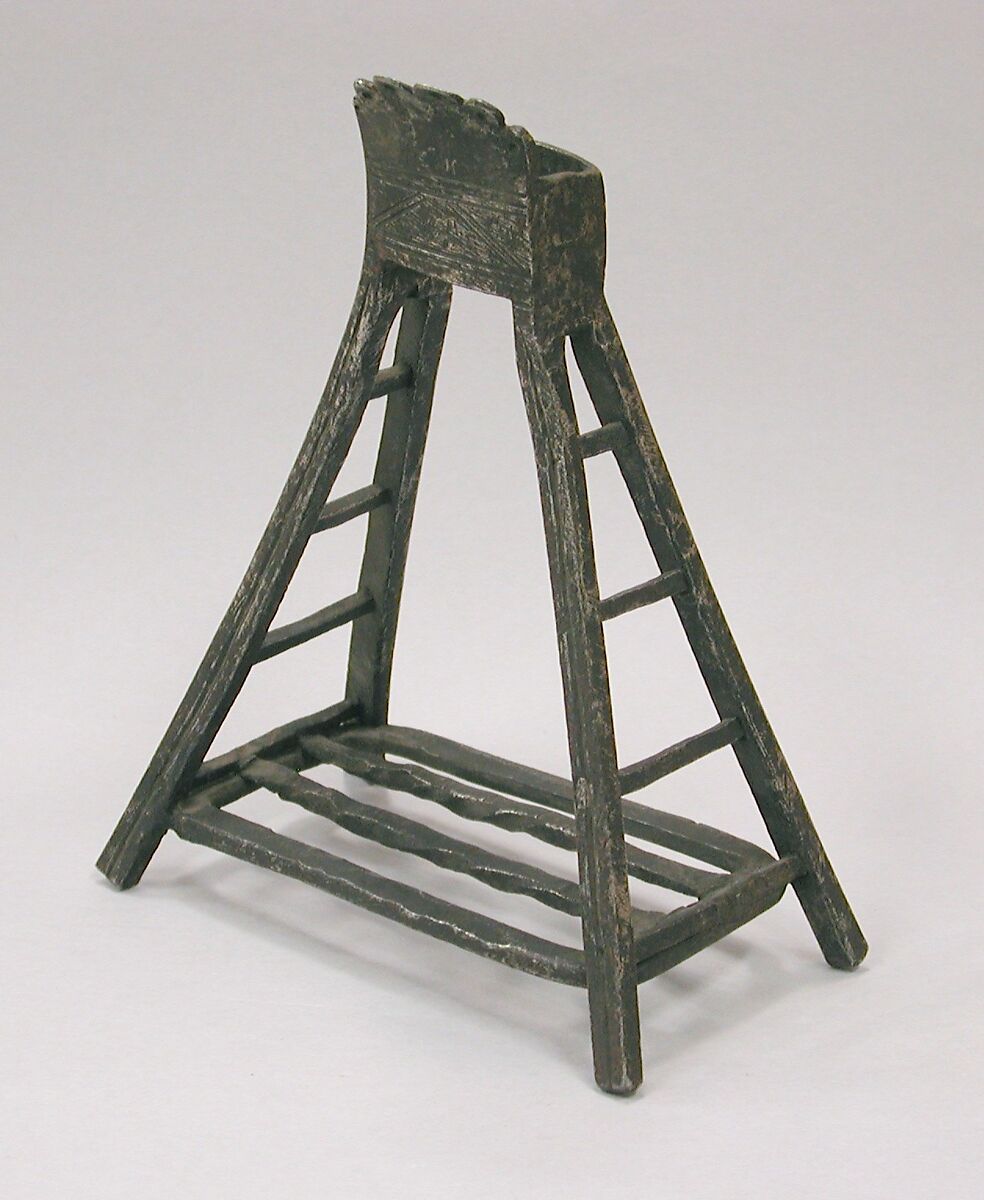Stirrup in early 14th Century Italian Style, Steel, probably Italian