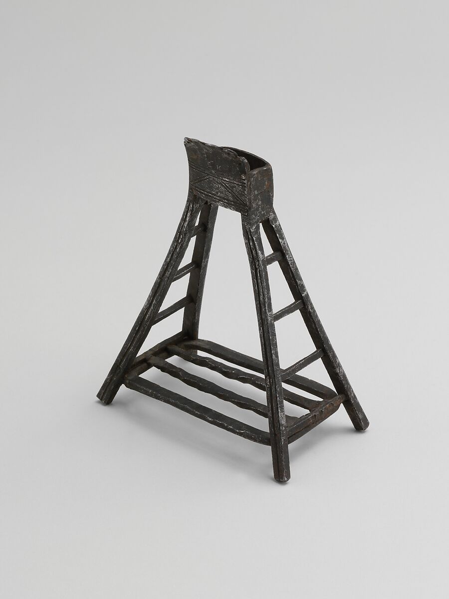 Stirrup in early 14th Century Italian Style, Steel, probably Italian 