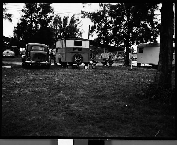 [Trailer with Canopy and Chairs in Camp, Florida], Walker Evans (American, St. Louis, Missouri 1903–1975 New Haven, Connecticut), Film negative 