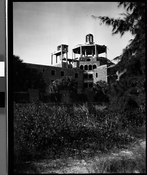 Walker Evans [Tower Construction of Unfinished Italianate Revival