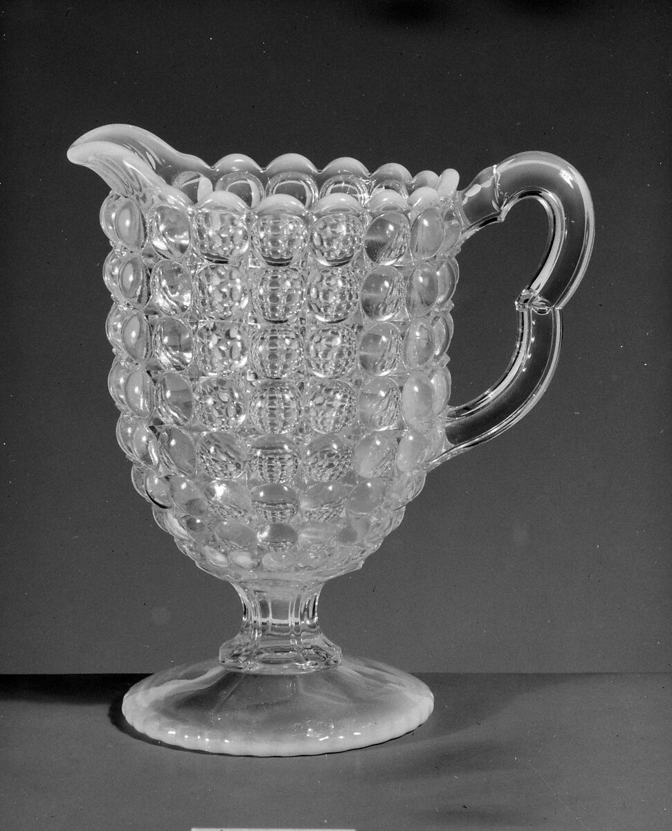 Creamer, Richards and Hartley Flint Glass Co. (ca. 1870–1890), Pressed colorless and opalescent glass, American 