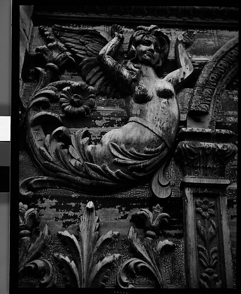 [Relief Carving on Ringling Bandwagon, Circus Winter Quarters, Sarasota, Florida], Walker Evans (American, St. Louis, Missouri 1903–1975 New Haven, Connecticut), Film negative