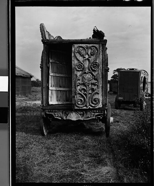 [Rear View of Ringling Bandwagon, Circus Winter Quarters, Sarasota, Florida], Walker Evans (American, St. Louis, Missouri 1903–1975 New Haven, Connecticut), Film negative 