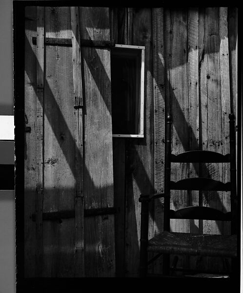 [Rocking Chair on Porch, East Lyme, Connecticut], Walker Evans (American, St. Louis, Missouri 1903–1975 New Haven, Connecticut), Film negative 