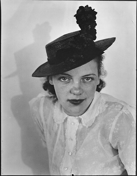 [Anne Harvey Wearing Hat], Walker Evans (American, St. Louis, Missouri 1903–1975 New Haven, Connecticut), Film negative 