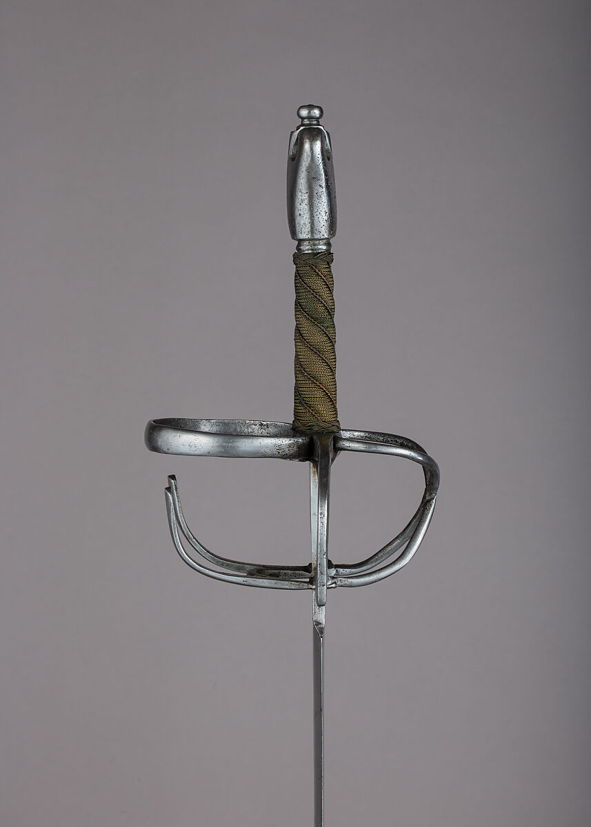 Rapier, Steel, copper wire, Italian, Venice
