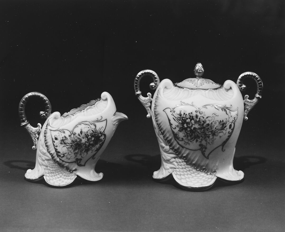 Creamer, American Art China Company (1891–1894), Porcelain, American
