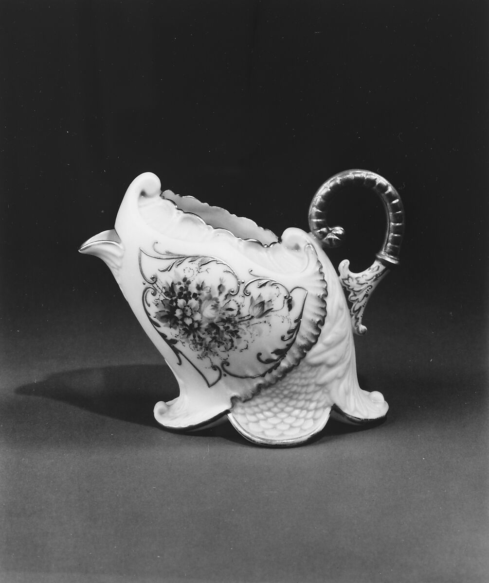 Creamer, American Art China Company (1891–1894), Porcelain, American