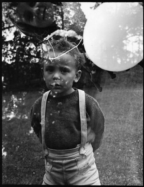 [Double Exposure:  Peter and Lee Workum on Lawn, Bedford Village, New York], Walker Evans (American, St. Louis, Missouri 1903–1975 New Haven, Connecticut), Film negative 