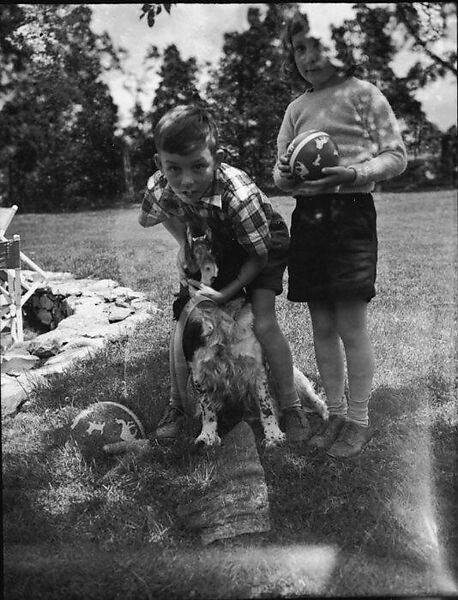 [Double Exposure: Robert and Lee Workum, Bedford Village, New York], Walker Evans (American, St. Louis, Missouri 1903–1975 New Haven, Connecticut), Film negative 