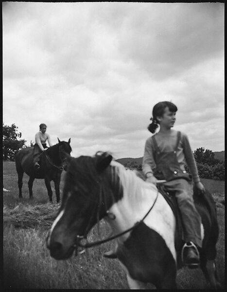 [Unidentified Horseback Riders], Walker Evans (American, St. Louis, Missouri 1903–1975 New Haven, Connecticut), Film negative 