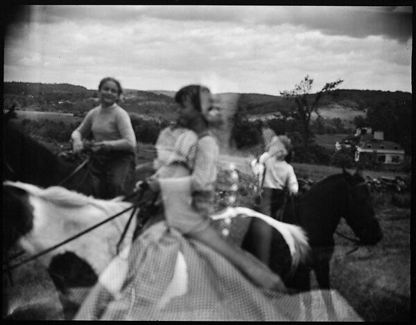 [Unidentified Horseback Riders], Walker Evans (American, St. Louis, Missouri 1903–1975 New Haven, Connecticut), Film negative 