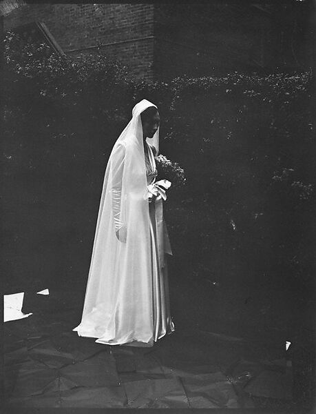 [Wedding Portrait: Margot Loines], Walker Evans (American, St. Louis, Missouri 1903–1975 New Haven, Connecticut), Film negative 