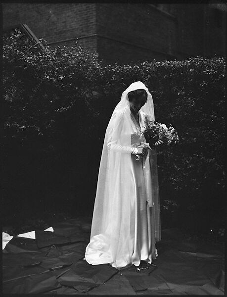 [Wedding Portrait: Margot Loines], Walker Evans (American, St. Louis, Missouri 1903–1975 New Haven, Connecticut), Film negative 