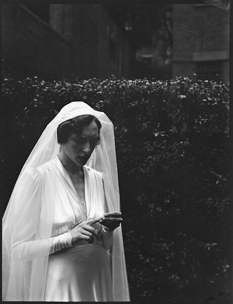 [Wedding Portrait: Margot Loines], Walker Evans (American, St. Louis, Missouri 1903–1975 New Haven, Connecticut), Film negative 