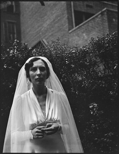 Walker Evans | [Wedding Portrait: Margot Loines] | The Metropolitan ...
