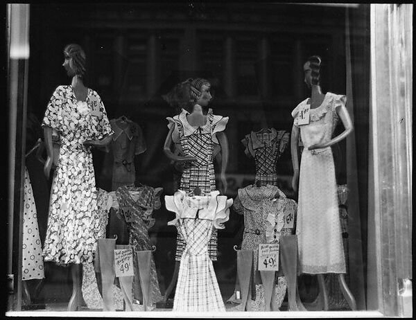 Walker Evans | [Window Display, H.C.F. Koch & Co. Department Store, West 125th Street, New York ...