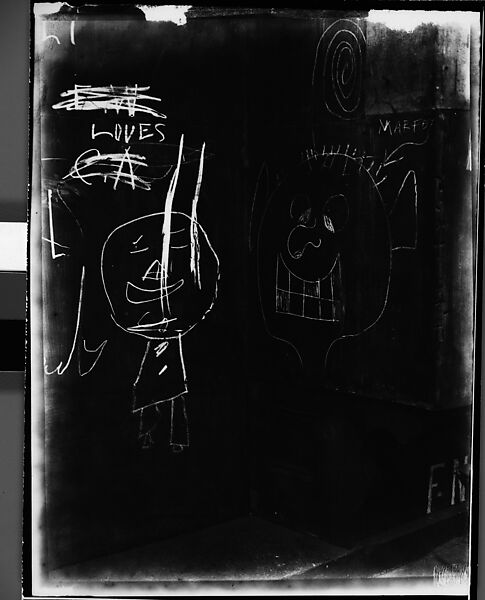 [Graffiti, New York City], Walker Evans (American, St. Louis, Missouri 1903–1975 New Haven, Connecticut), Film negative 