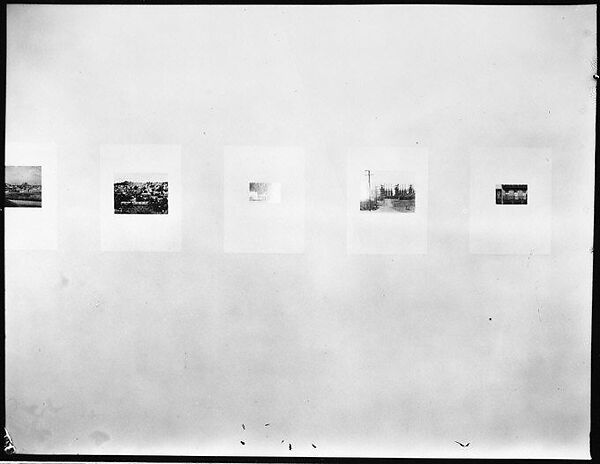 [Installation View of "Walker Evans: American Photographs"  Exhibition at The Museum of Modern Art, New York City], Walker Evans (American, St. Louis, Missouri 1903–1975 New Haven, Connecticut), Film negative 