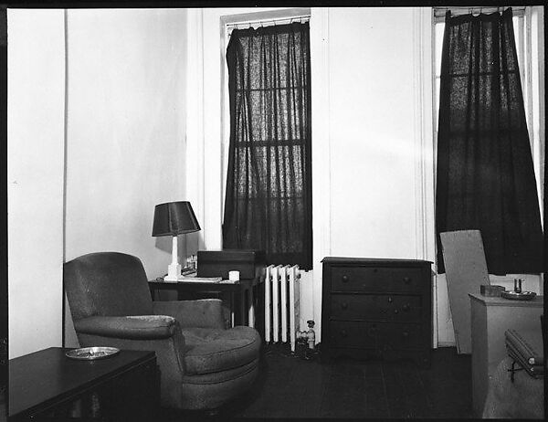 Walker Evans | [Living Room of Walker Evans's Apartment, 441 East 92nd ...