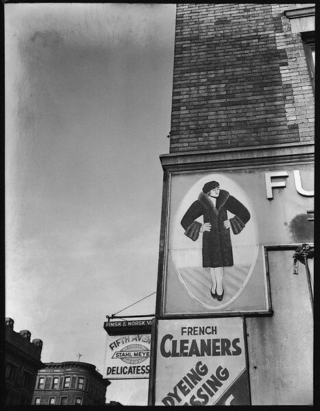 [Furrier Store Sign, Harlem, New York City], Walker Evans (American, St. Louis, Missouri 1903–1975 New Haven, Connecticut), Film negative 