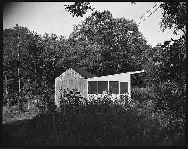 [Jane Smith Evans's Barn and Studio Addition, Old Lyme, Connecticut], Walker Evans (American, St. Louis, Missouri 1903–1975 New Haven, Connecticut), Film negative 