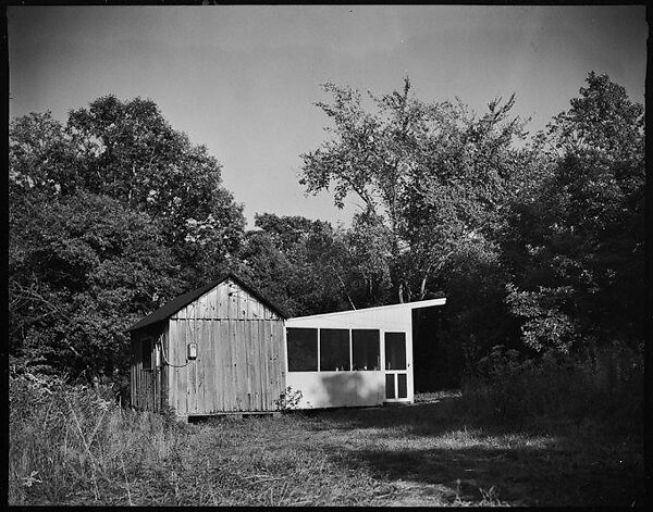 [Jane Smith Evans's Barn and Studio Addition, Old Lyme, Connecticut], Walker Evans (American, St. Louis, Missouri 1903–1975 New Haven, Connecticut), Film negative 