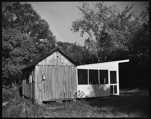 [Jane Smith Evans's Barn and Studio Addition, Old Lyme, Connecticut], Walker Evans (American, St. Louis, Missouri 1903–1975 New Haven, Connecticut), Film negative 