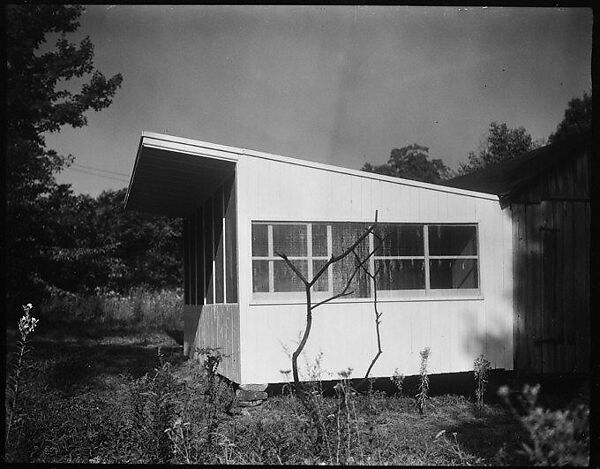 [Jane Smith Evans's Barn and Studio Addition, Old Lyme, Connecticut], Walker Evans (American, St. Louis, Missouri 1903–1975 New Haven, Connecticut), Film negative 