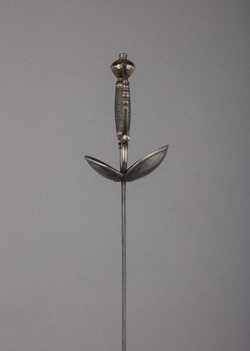 Rapier, Blade inscribed by Arnolt Windhvfel (German, Solingen, active late 17th–early 18th century), Steel, silver, wood, Spanish; blade, German, Solingen