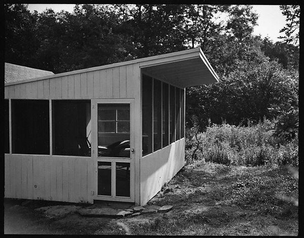 [Jane Smith Evans's Barn and Studio Addition, Old Lyme, Connecticut], Walker Evans (American, St. Louis, Missouri 1903–1975 New Haven, Connecticut), Film negative 