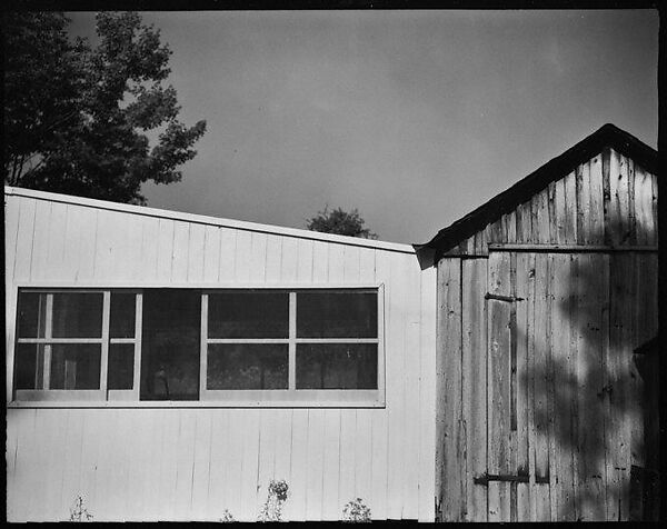 [Jane Smith Evans's Barn and Studio Addition, Old Lyme, Connecticut], Walker Evans (American, St. Louis, Missouri 1903–1975 New Haven, Connecticut), Film negative 