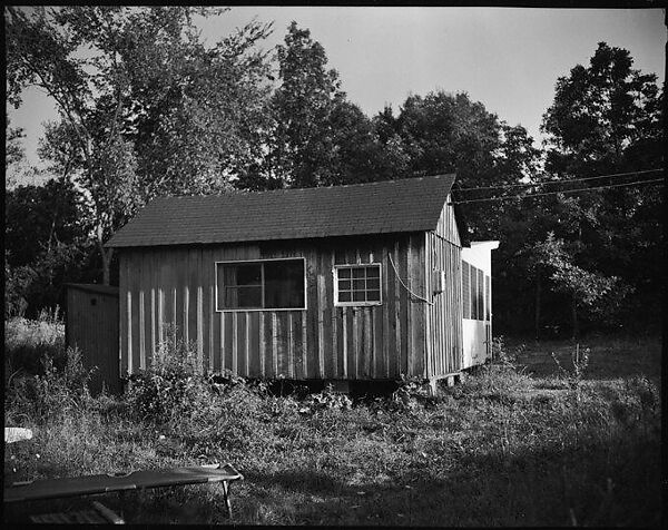[Rear Façade of Jane Smith Evans's Barn, Old Lyme, Connecticut], Walker Evans (American, St. Louis, Missouri 1903–1975 New Haven, Connecticut), Film negative 