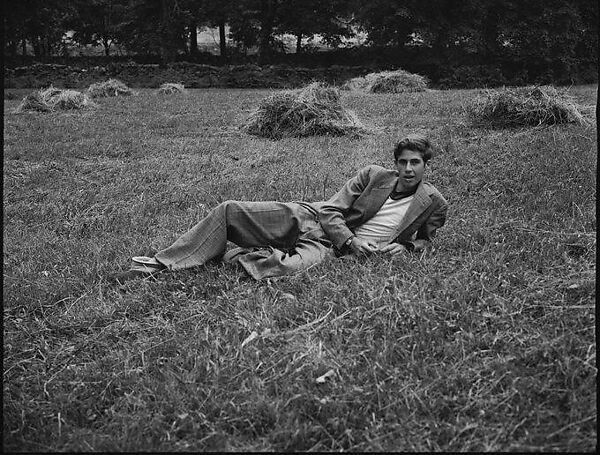 [Cass Canfield, Jr. Lying in Field, Bedford, New York], Walker Evans (American, St. Louis, Missouri 1903–1975 New Haven, Connecticut), Film negative 