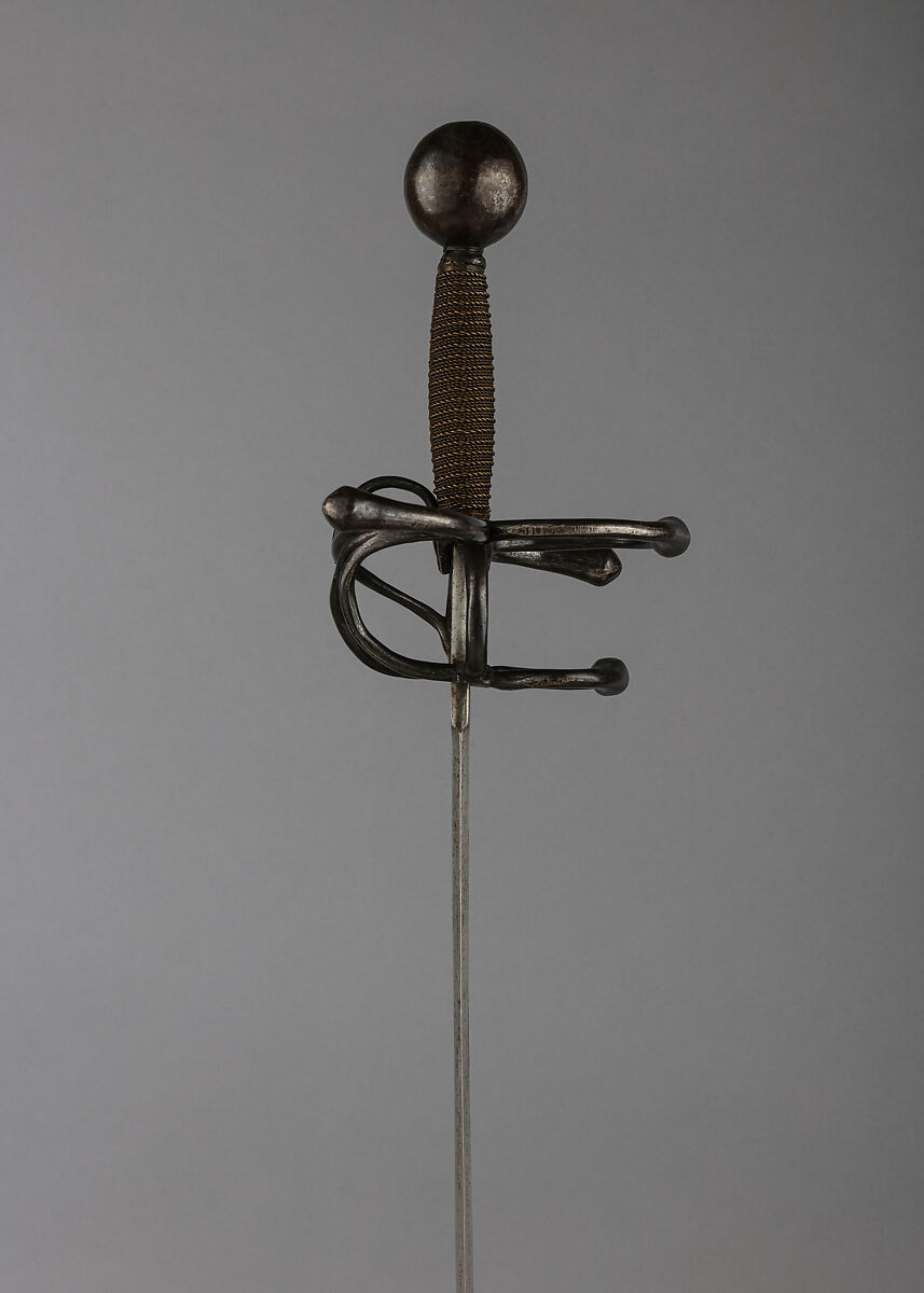 Rapier, Steel, copper wire, German