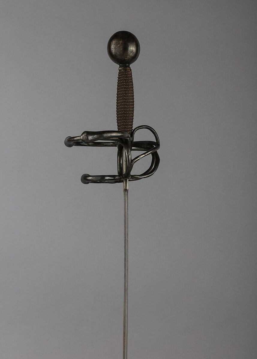 Rapier, Steel, copper wire, German