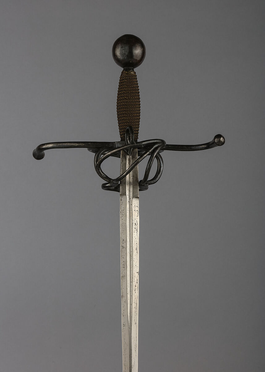Rapier, Steel, copper wire, German