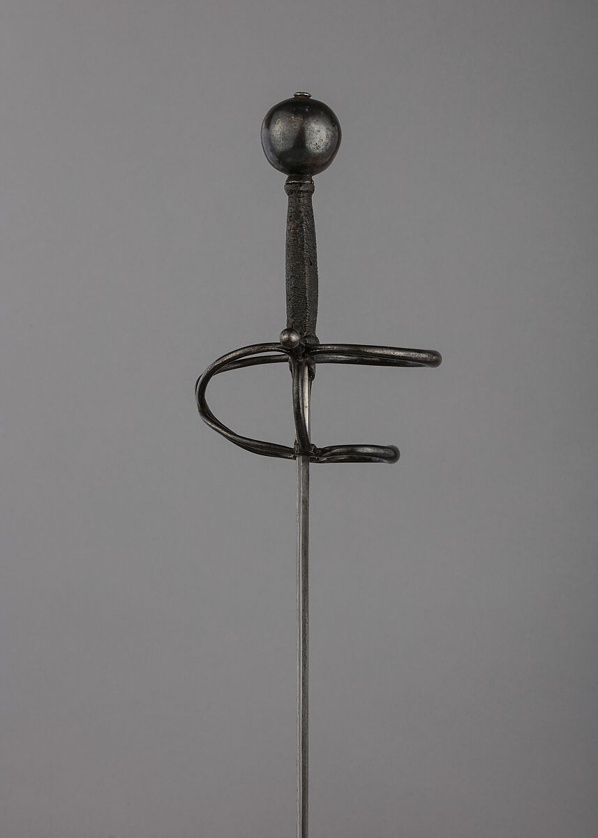 Rapier, Steel, wood, shagreen, probably German