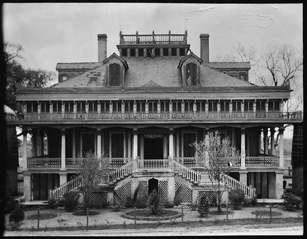 [San Francisco Plantation, Vicinity Reserve, Louisiana], Walker Evans (American, St. Louis, Missouri 1903–1975 New Haven, Connecticut), Film negative 