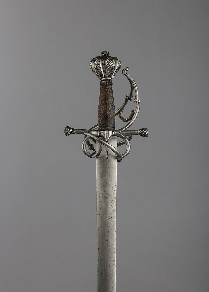 Broadsword, Steel, wood, shagreen, German