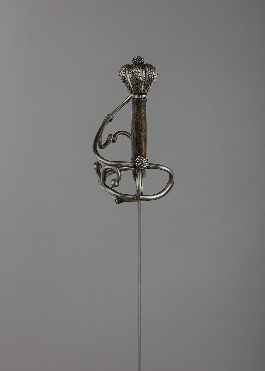 Broadsword, Steel, wood, shagreen, German