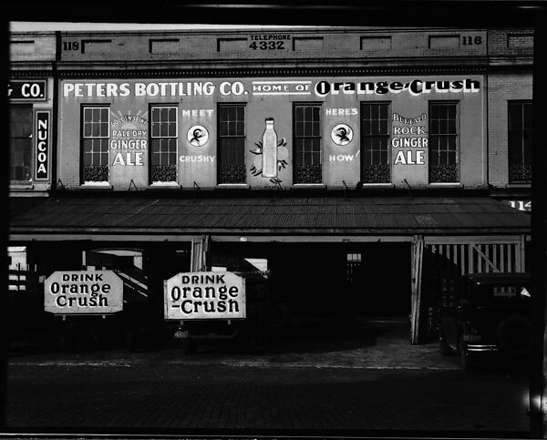 [Peters Bottling Company Warehouses, Savannah, Georgia], Walker Evans (American, St. Louis, Missouri 1903–1975 New Haven, Connecticut), Film negative 