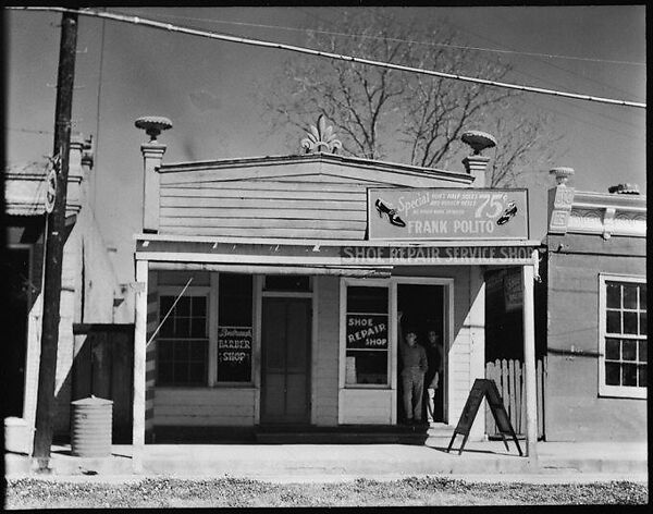 [Frank Polito Shoe Repair Shop, Louisiana], Walker Evans (American, St. Louis, Missouri 1903–1975 New Haven, Connecticut), Film negative 