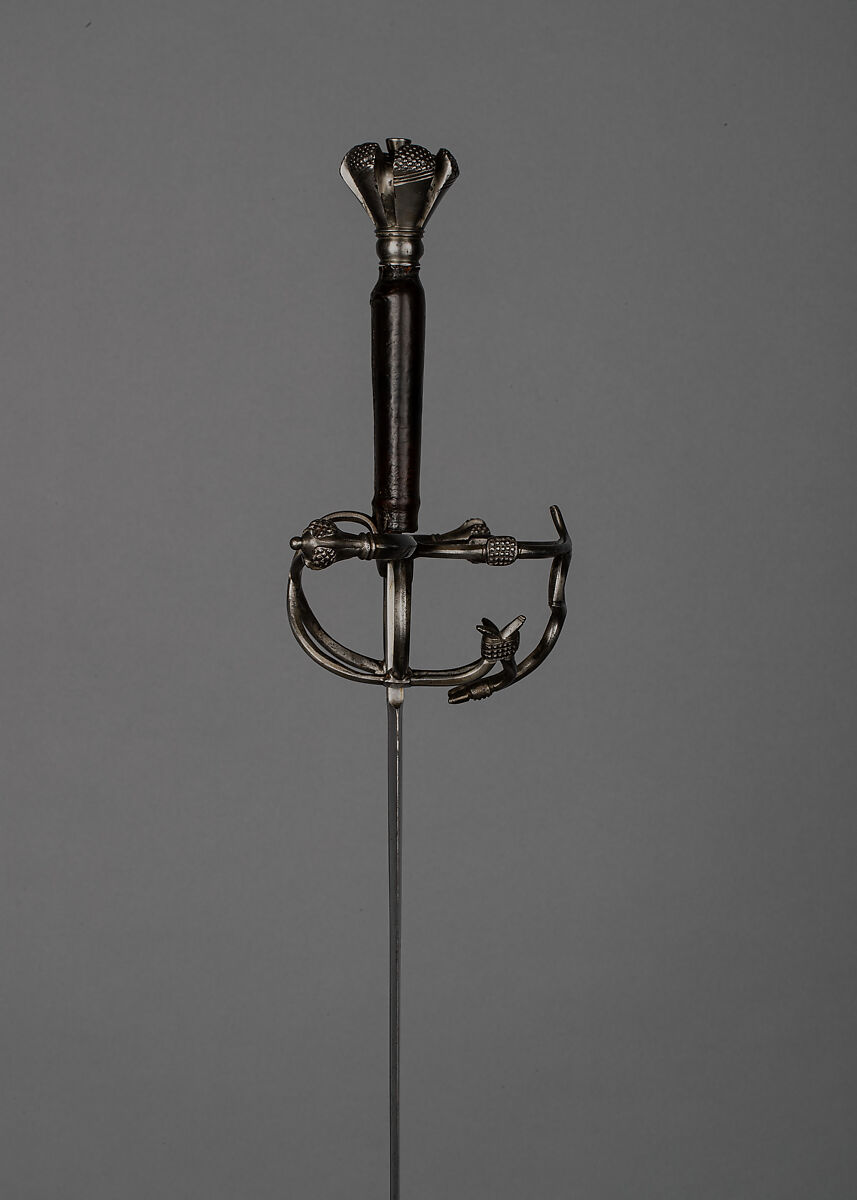 Rapier, Steel, wood, leather, German