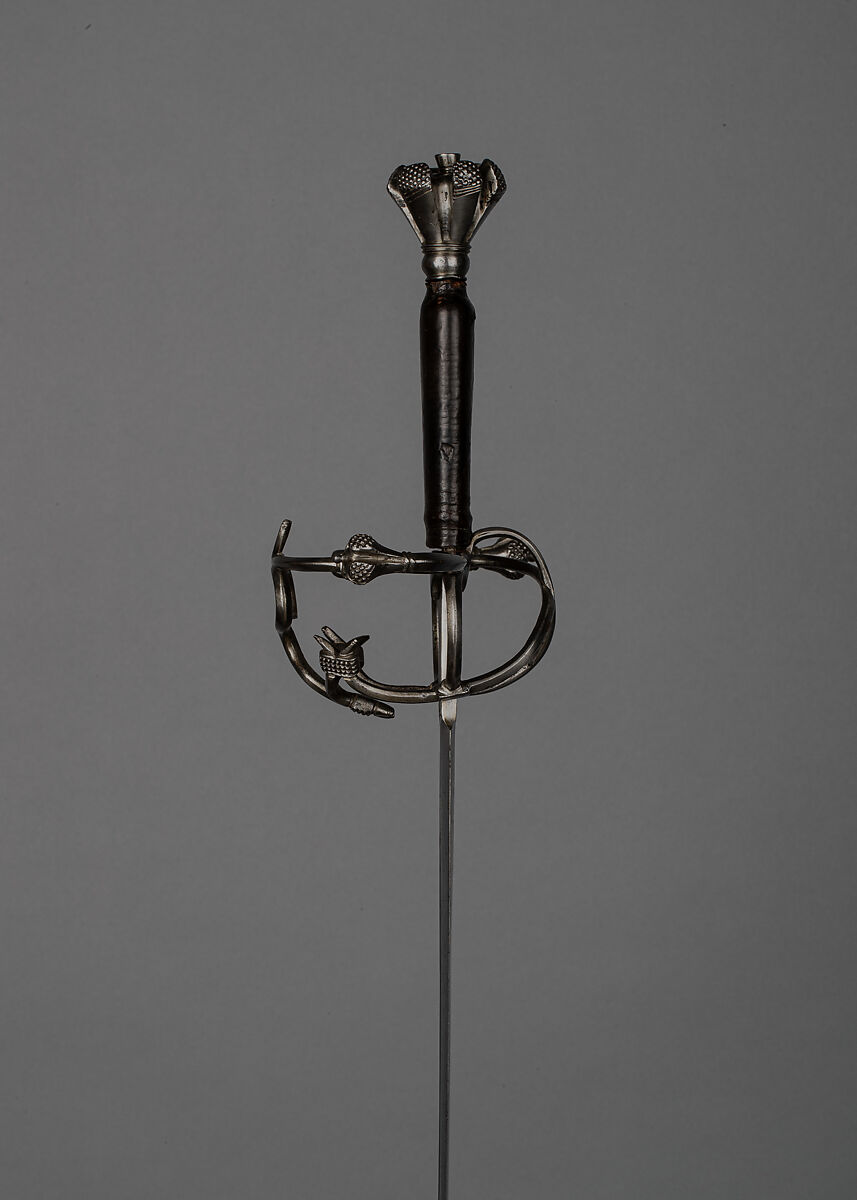 Rapier, Steel, wood, leather, German