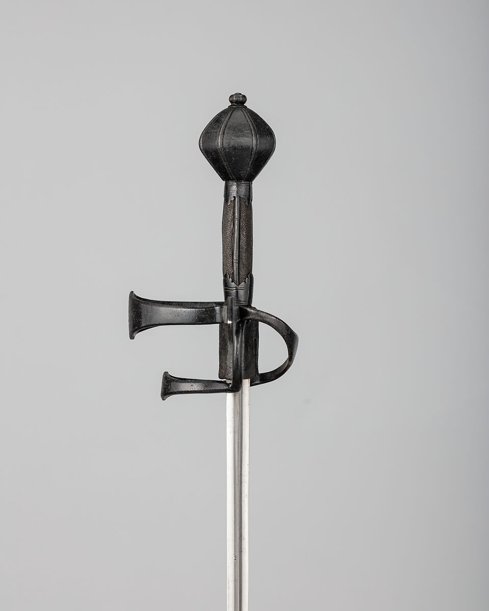 Estoc (Thrusting Sword), Steel, shagreen, wood, German, Saxony